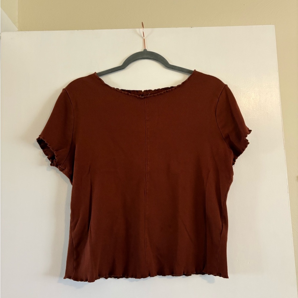 Pilcro Rust Brown Blouse